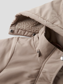 NAME IT Vinter Jakke Marlow Parka Silver Mink
